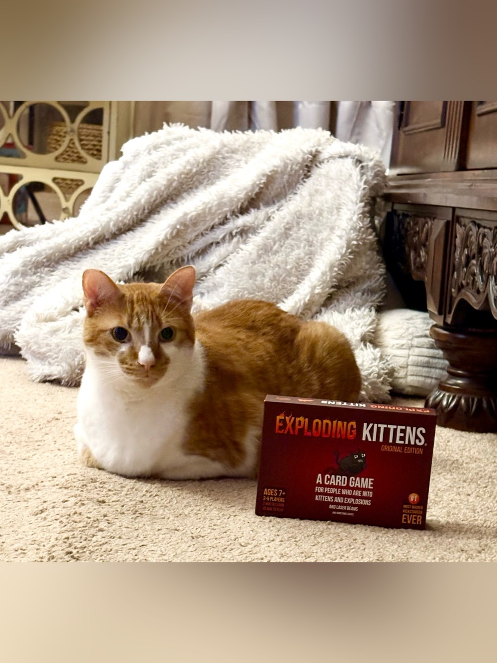 Exploding Kittens Card Game - Red Box